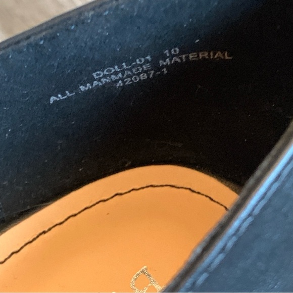 Bamboo Mary Jane Heels Shoes Womens 10 Black Preppy 90’s Goth Witchy Wedding - Picture 9 of 9